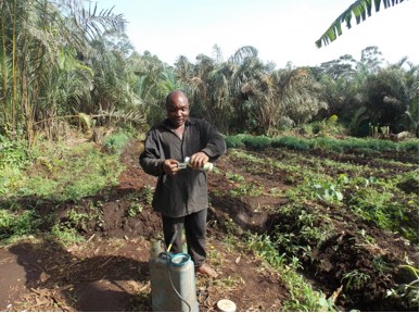 Cameroon farmer Abidng Solomon