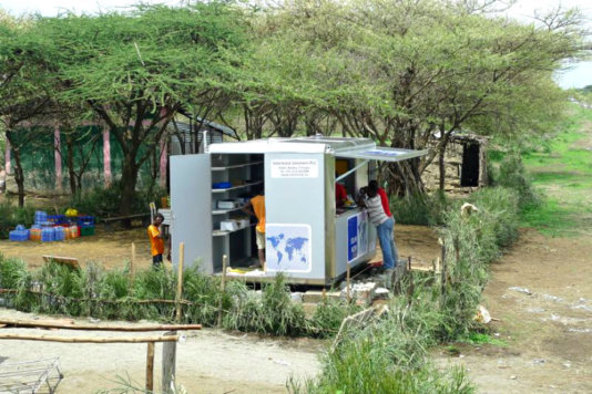 Another example of a SOLARKIOSK set up.