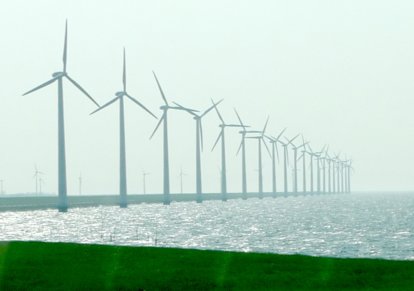 Netherlands, Amsterdam, View of Tata steel plant on North Sea coast stock  photo