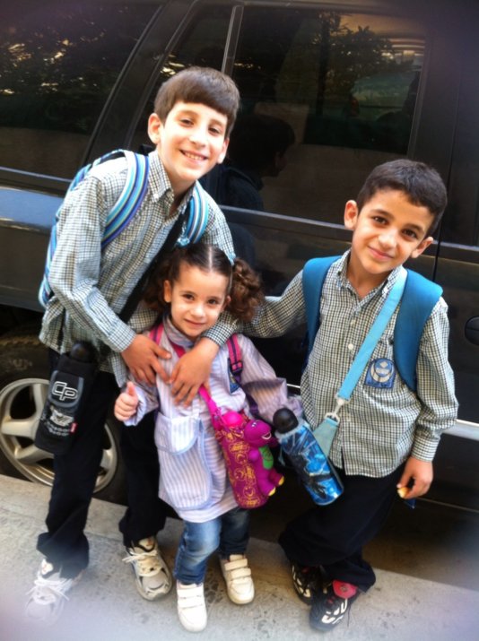 Abdel Aziz Al-Chami and his siblings.