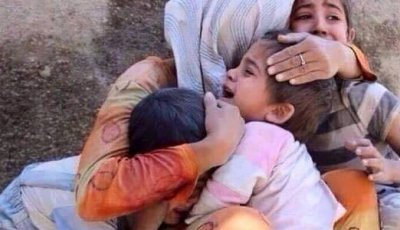 Children-crying-in-terror-Yemen Children-crying-in-terror-Yemen