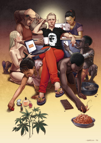 Daniel-Garcia-Art-Illustration-Personal-Slaves-Capitalism-Consumer-Product-Woman-Man-Fashion-Food-Porn5 Daniel-Garcia-Art-Illustration-Personal-Slaves-Capitalism-Consumer-Product-Woman-Man-Fashion-Food-Porn5