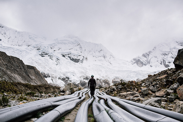 Melting Glaciers Andes