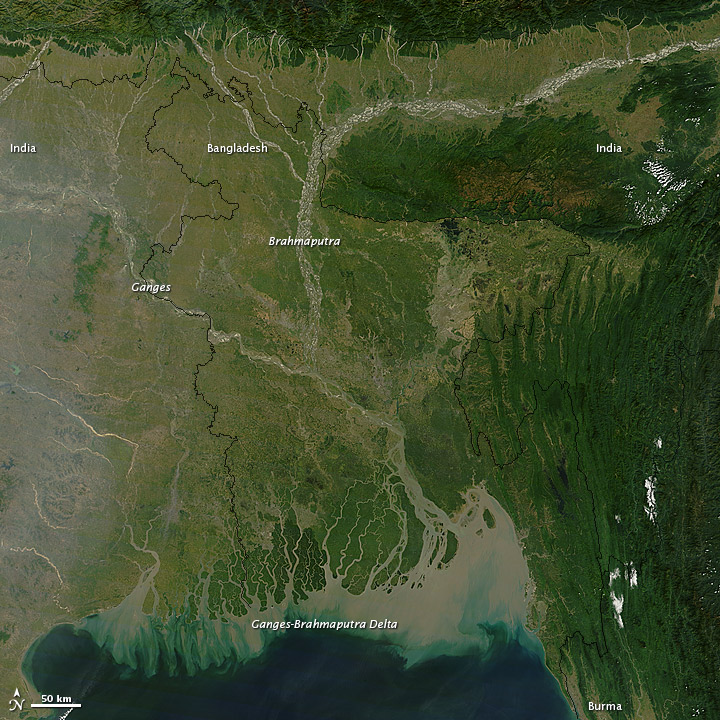 Bangladesh delta nasa 
