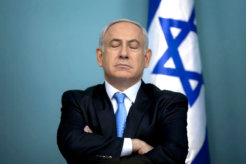 benjamin-netanyahu eyes closed