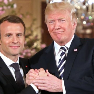 trump macron