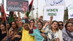 women pakistan protest women pakistan protest