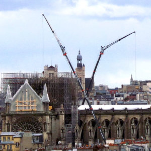 Notre Dame aftermath by Joelle Levy