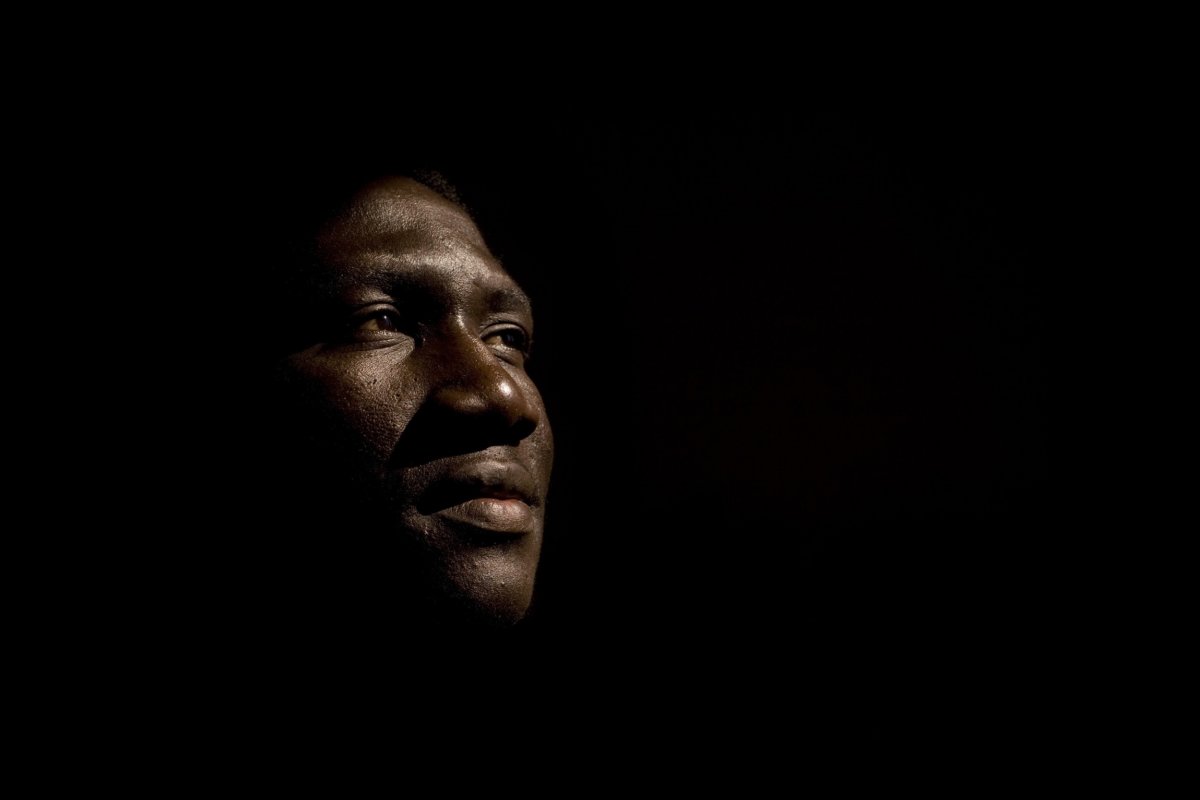 Man looking in distance.