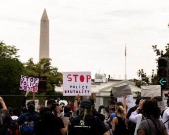 Demonstrators demand an end to police brutality