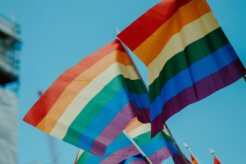Rainbow flags for LGBTQ rights © Daniel James/Unsplash