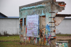 2-Banner-in-village-Kevljani-where-the-youth-center-is-about-to-be-built