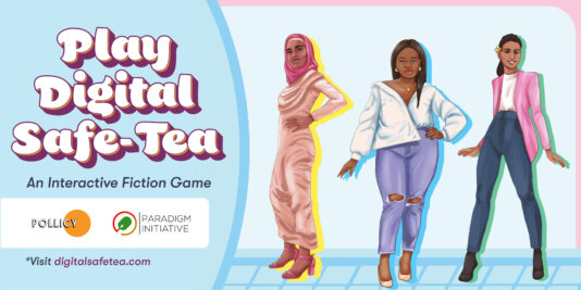 Digital Safe-Tea is an online game that educates women on cybersecurity and on handling threats they may encounter online.
