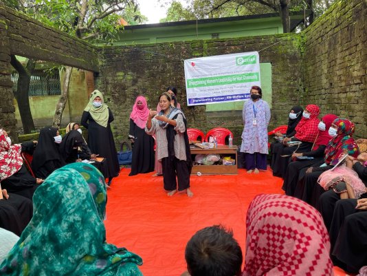 The RW Welfare Society is empowering thousands of female refugees in Bangladesh to know their rights and fight against gender-based violence. The RW Welfare Society is empowering thousands of female refugees in Bangladesh to know their rights and fight against gender-based violence.