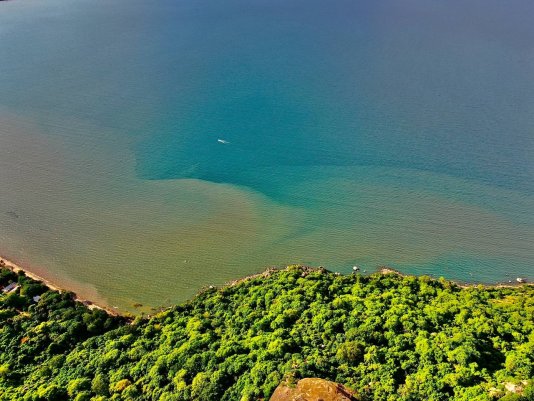 Siltation as a result of erosion from the project site is affecting the lake\'s water.