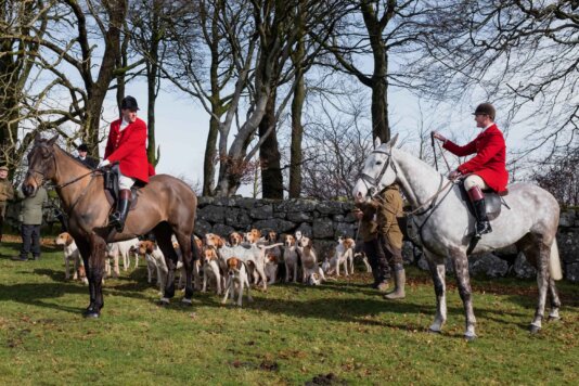 The Dartmoor Hunt who hosted this years’ anniversary meet.