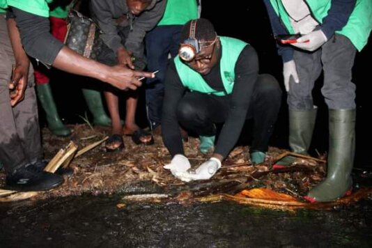 Sancho and his team on a data collection expedition.