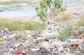 Ocean-bound plastic waste courtesy Recykal
