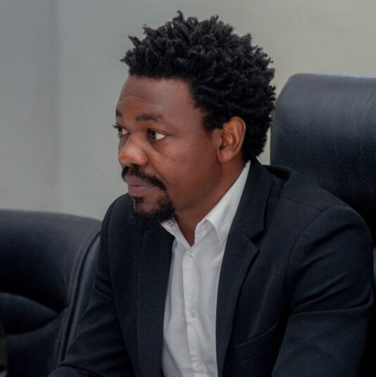 YAS\'s executive director Charles Kajoloweka during a presentation to the 77th Ordinary Session of the African Commission on Human and Peoples’ Rights on the human rights situation in Africa.