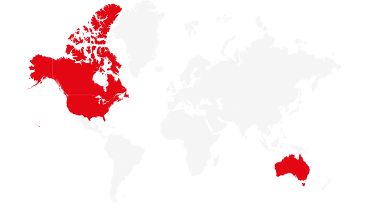 Australia Canada USA