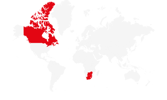 Botswana Zimbabwe Canada South Africa