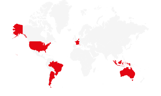 Brazil Malaysia Indonesia USA Australia Argentina France Netherlands