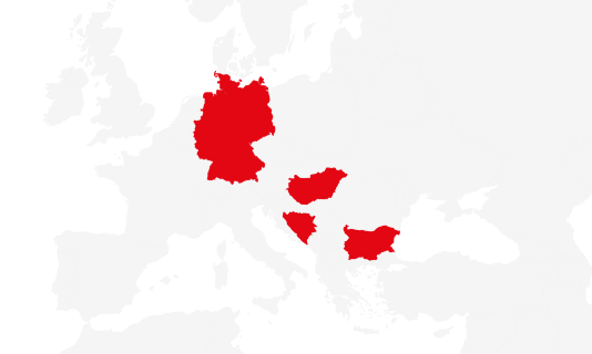 Bulgaria Hungary Germany Bosnia and Herzegovina