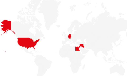 Israel West Bank Germany Jordan Egypt Syria Iraq USA