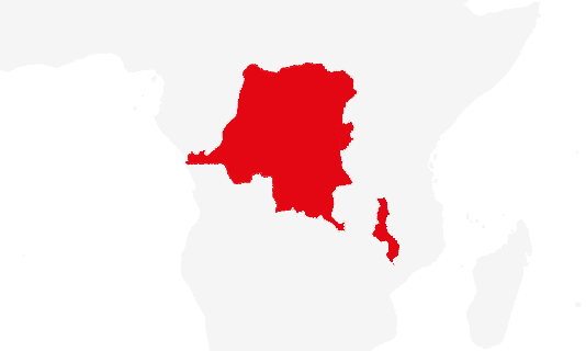 Malawi Democratic Republic of the Congo Burundi Rwanda