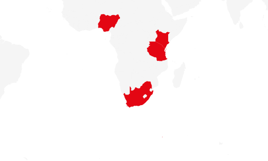 Tanzania Nigeria Kenya South Africa
