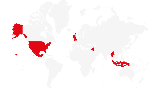 United Kingdom Mexico Indonesia Iraq USA Bangladesh Myanmar